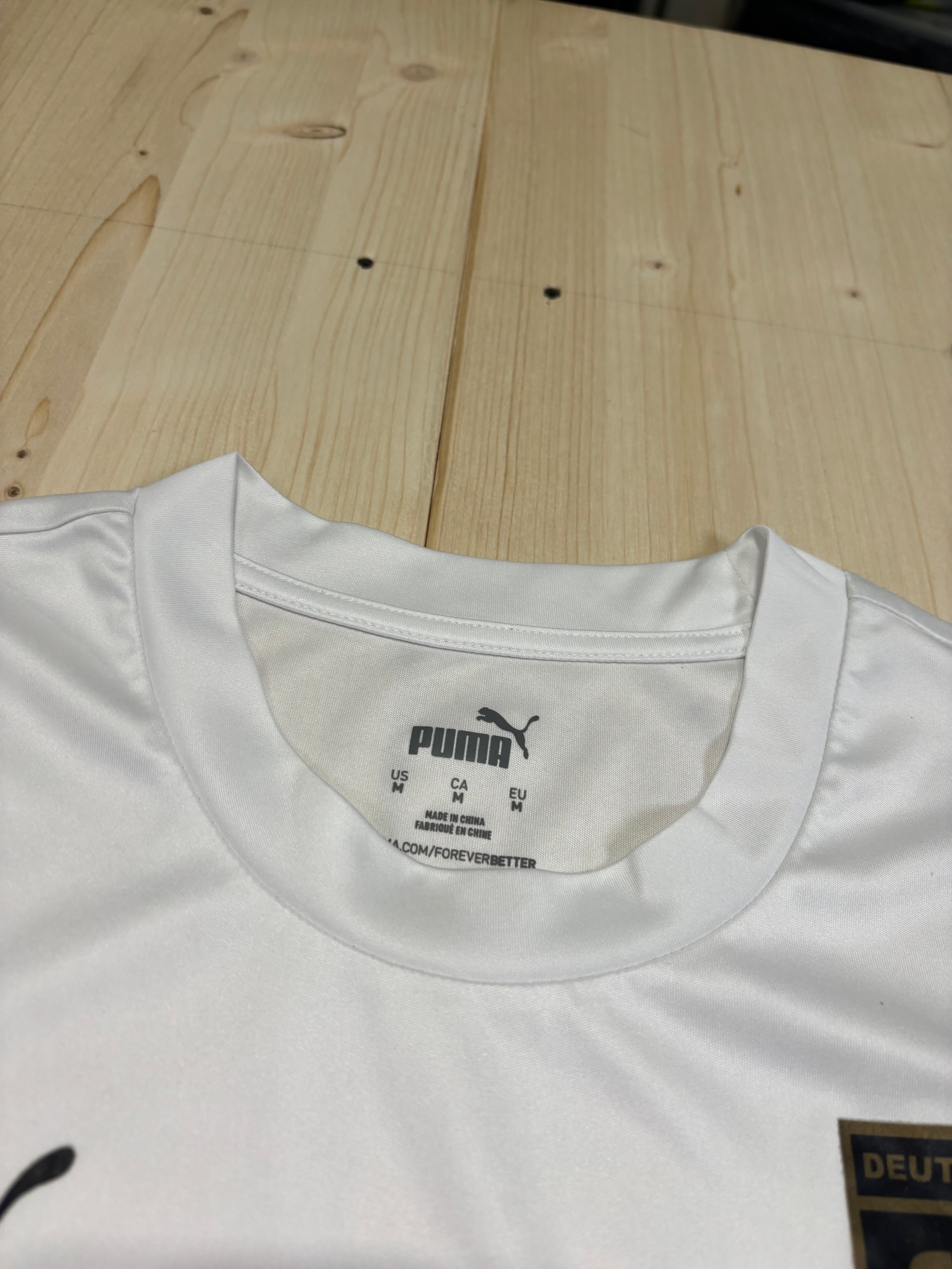 Maglia Fan Germania Puma CHECK24 Deutschland Bianca/Nera