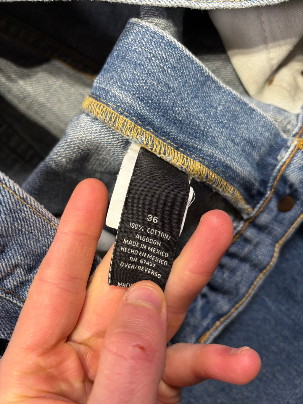 Bermuda Vintage Polo Jeans Co. Ralph Lauren Denim Baggy