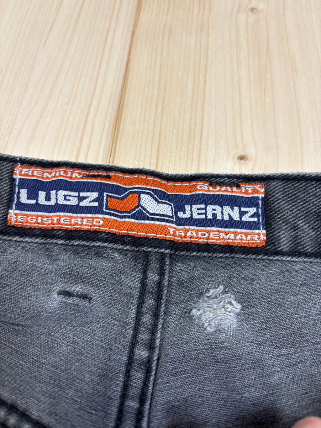 Bermuda Denim Carpenter Lugz Jernz Vintage Y2K Grigio