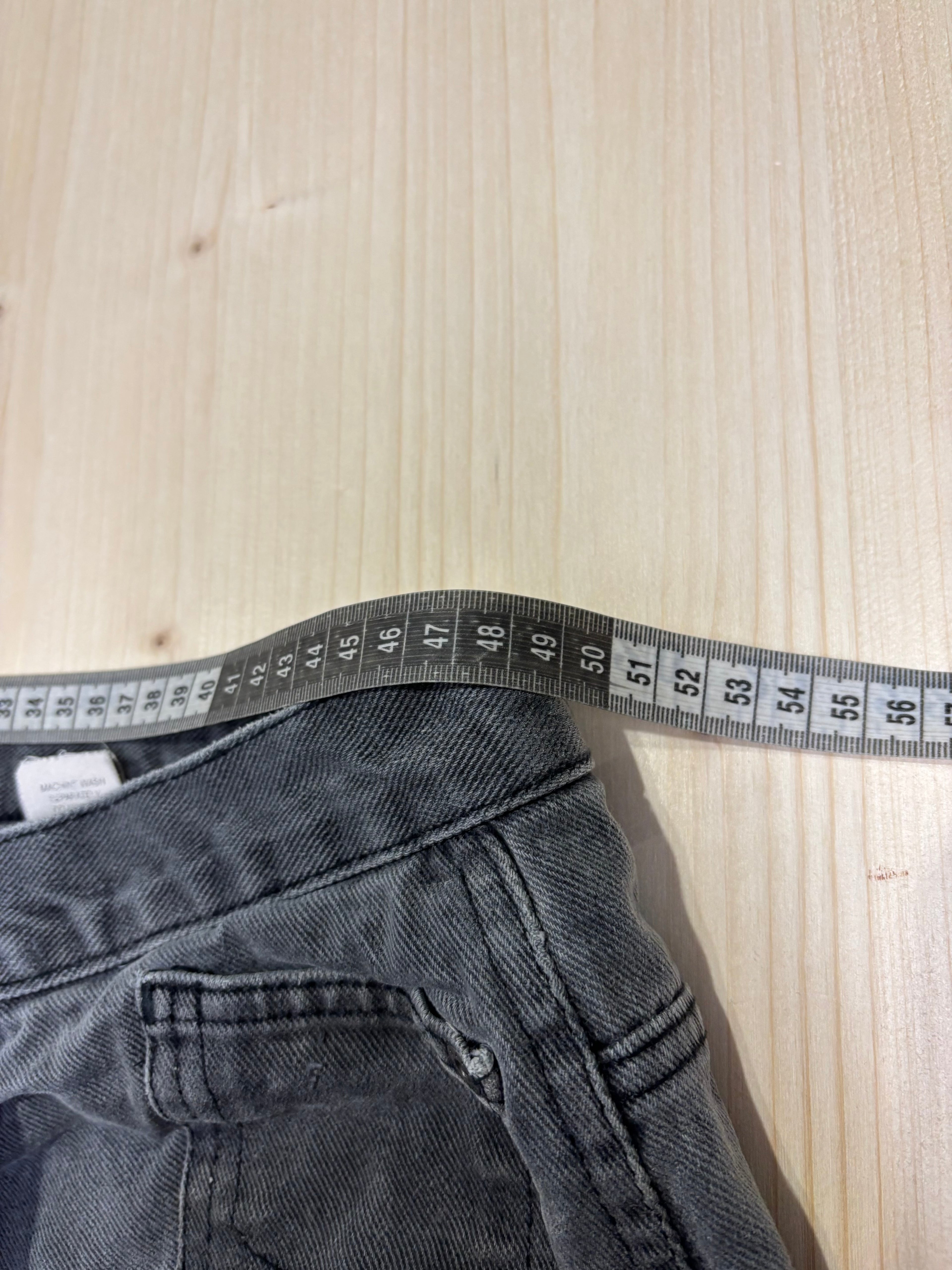 Bermuda Denim Carpenter Lugz Jernz Vintage Y2K Grigio