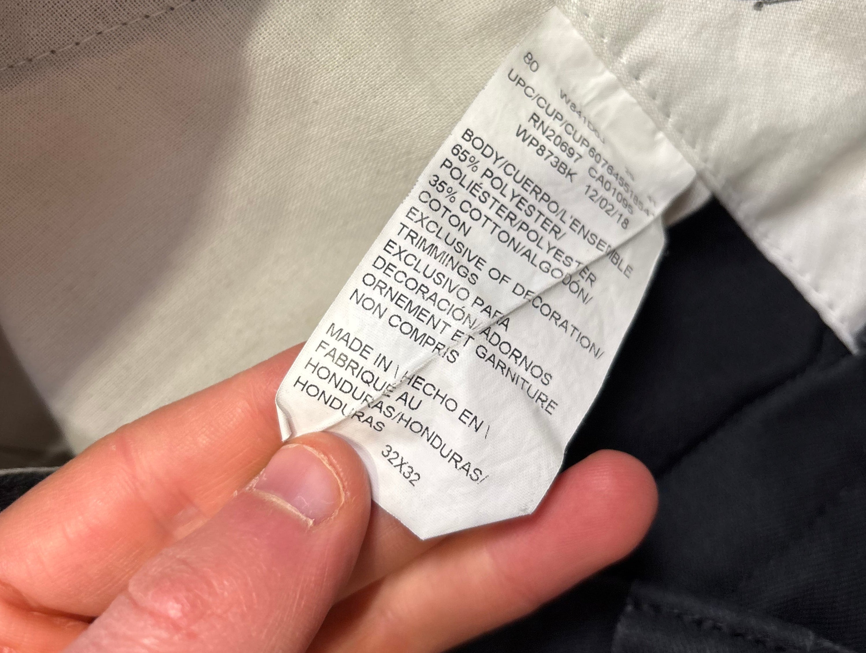 Dickies Black Slim Straight Work Pants