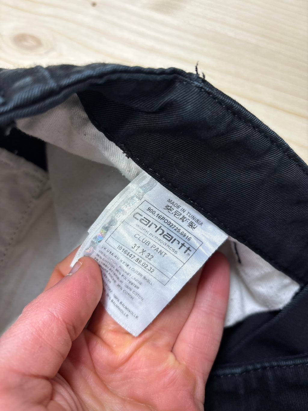 Carhartt Chino Pants Nero – Pantalone Casual Workwear Uomo