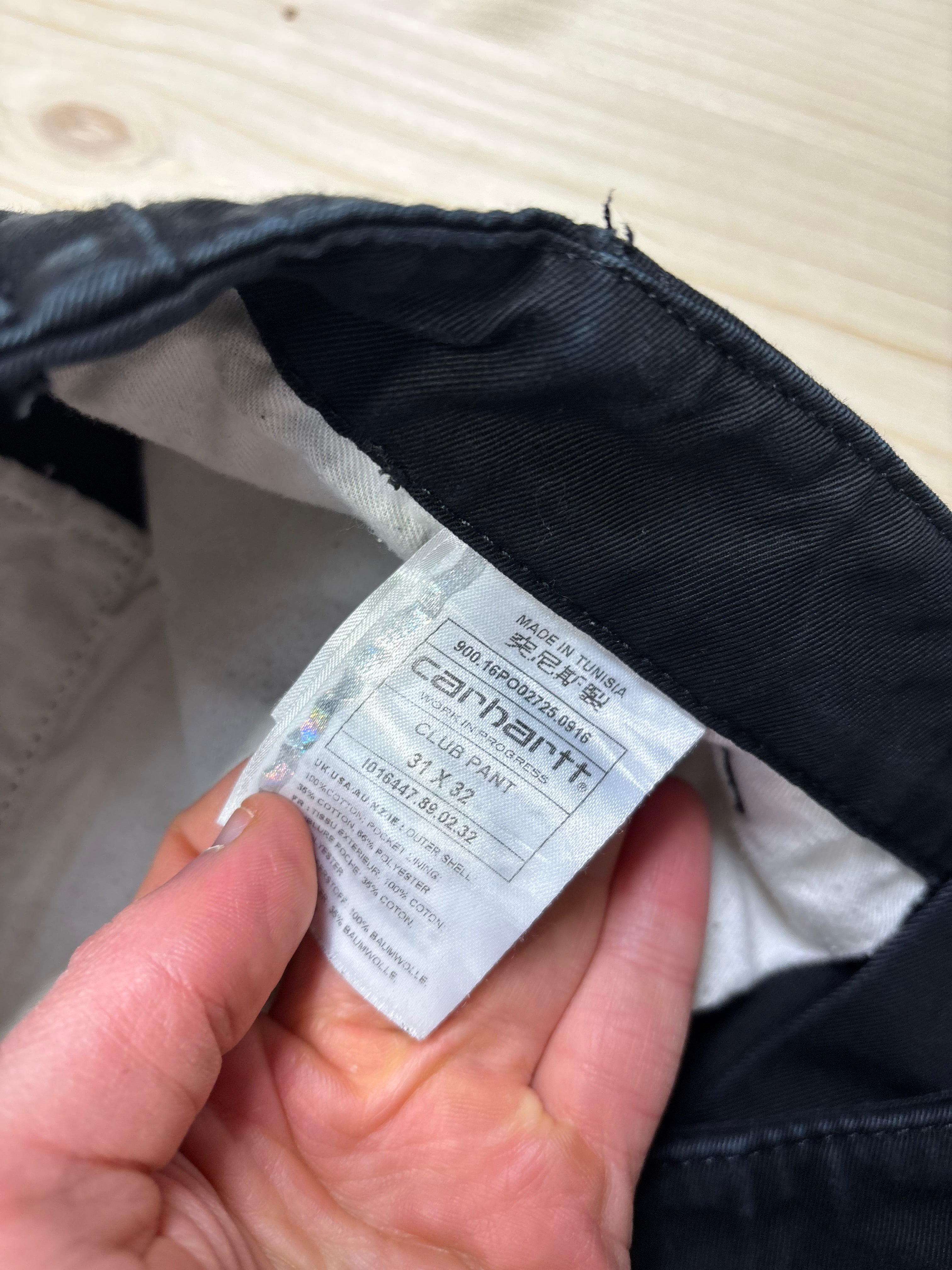 Carhartt Chino Pants Nero – Pantalone Casual Workwear Uomo