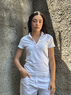 Polo Classica Ralph Lauren Bianca - Edizione Speciale Colletto Crochet / Uncinetto