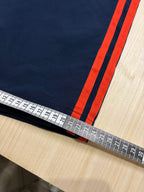 Adidas Vintage Track Pants Blu Navy Rosso Loose Fit