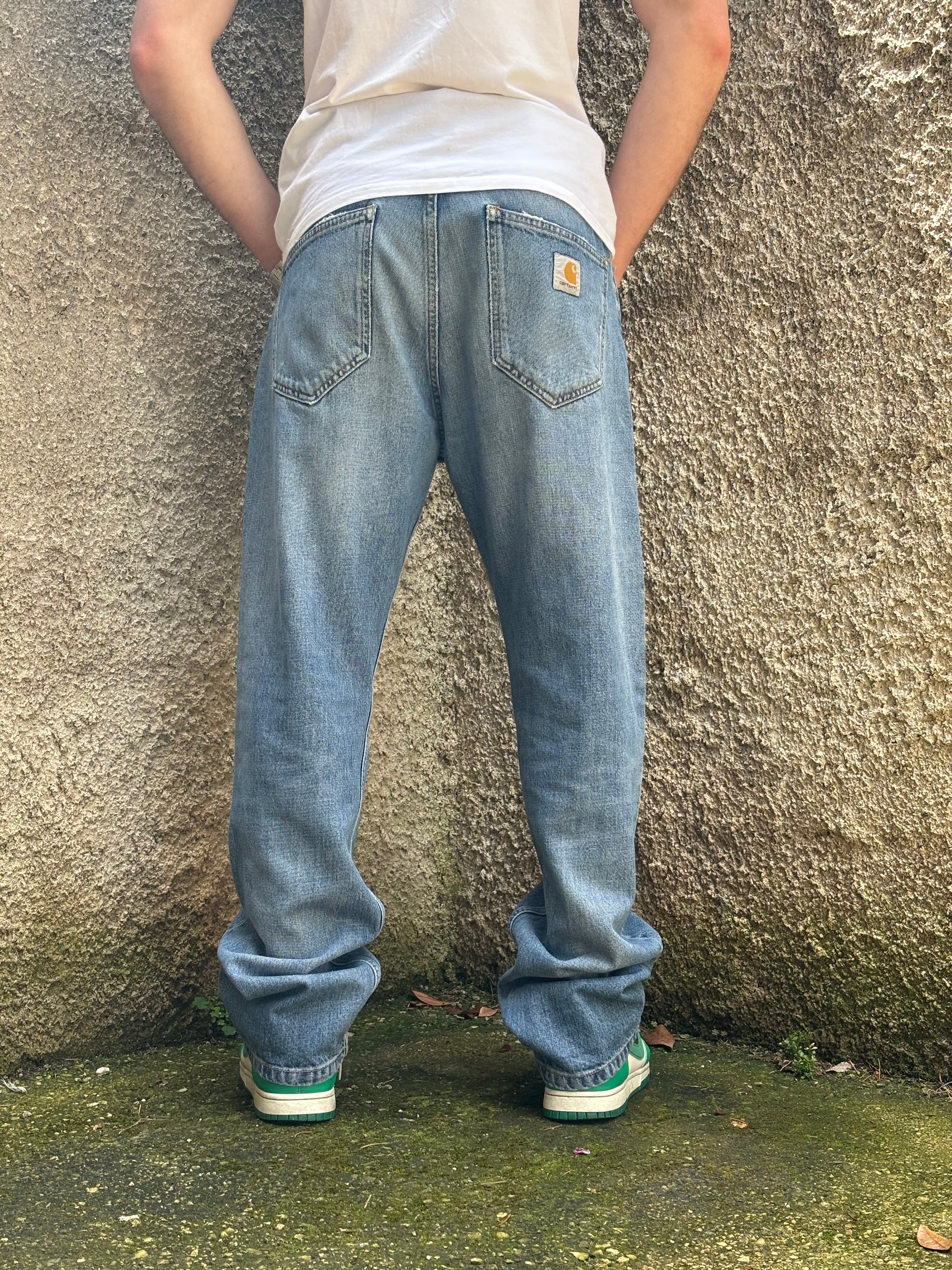 Carhartt Vintage Light Wash Denim Jeans Straight Leg