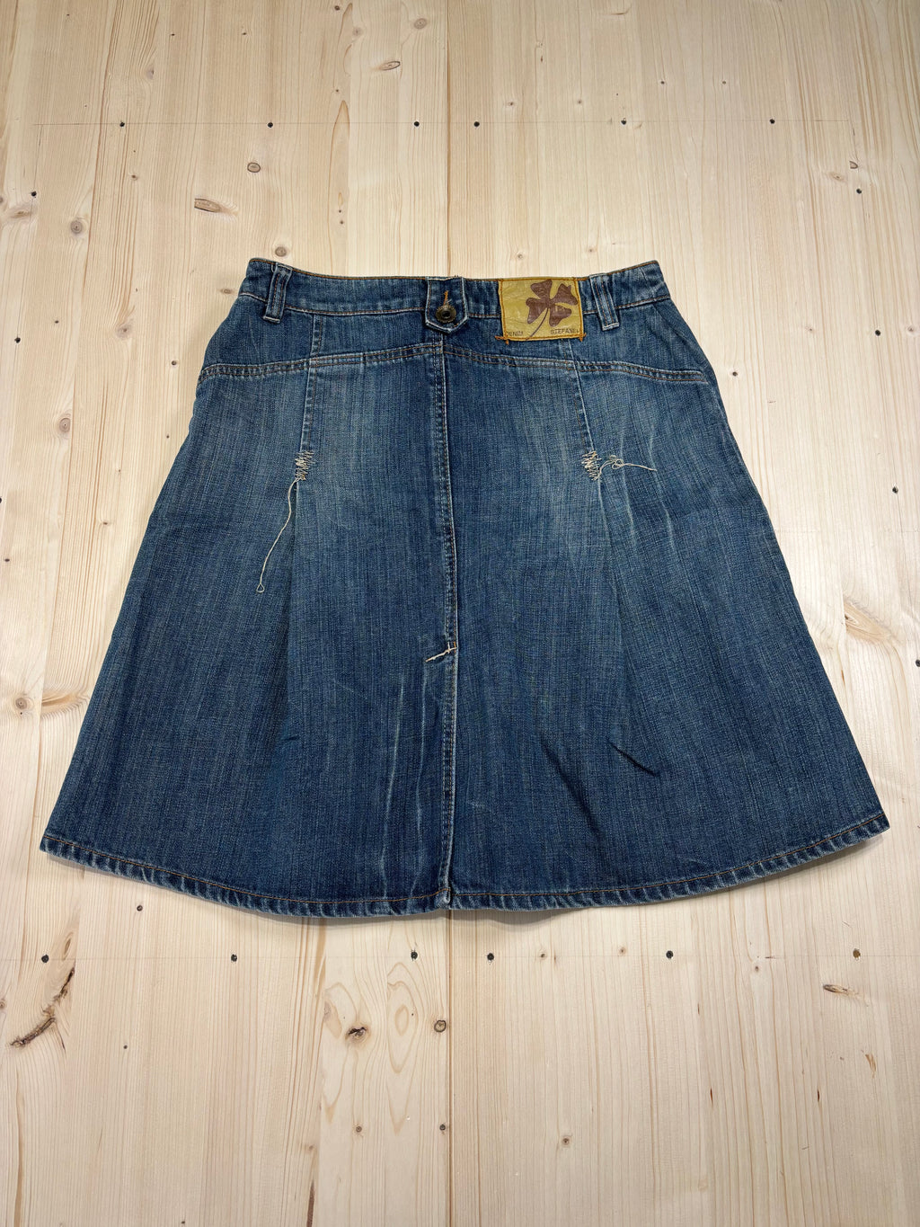 Gonna Loungette Denim Stefanel Vintage Donna