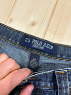 Bermuda Vintage U.S. Polo Assn. Denim Carpenter Ricamato