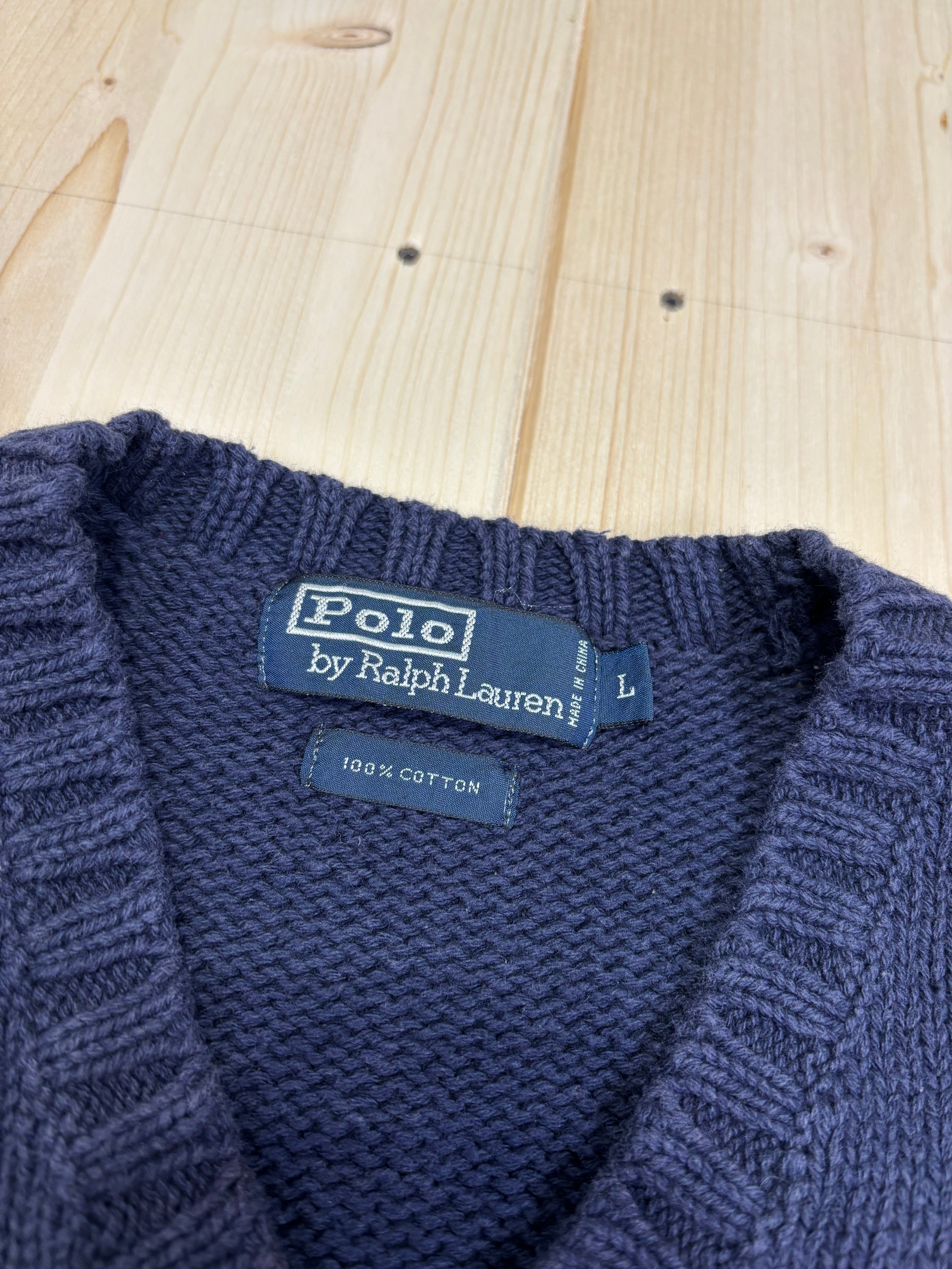Polo Ralph Lauren Vintage Knit Vest – Navy Blue