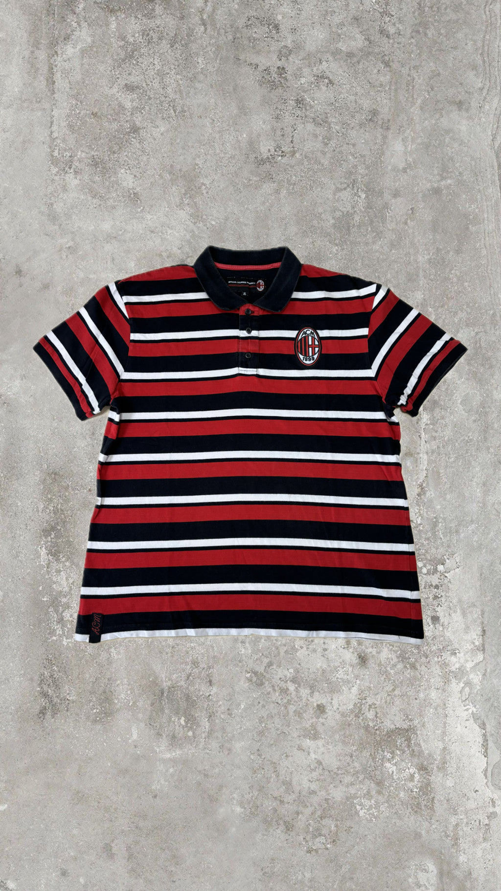 Polo AC Milan Official Merchandising a Righe