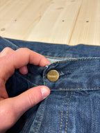Vintage Carhartt Denim Work Shorts Dark Wash