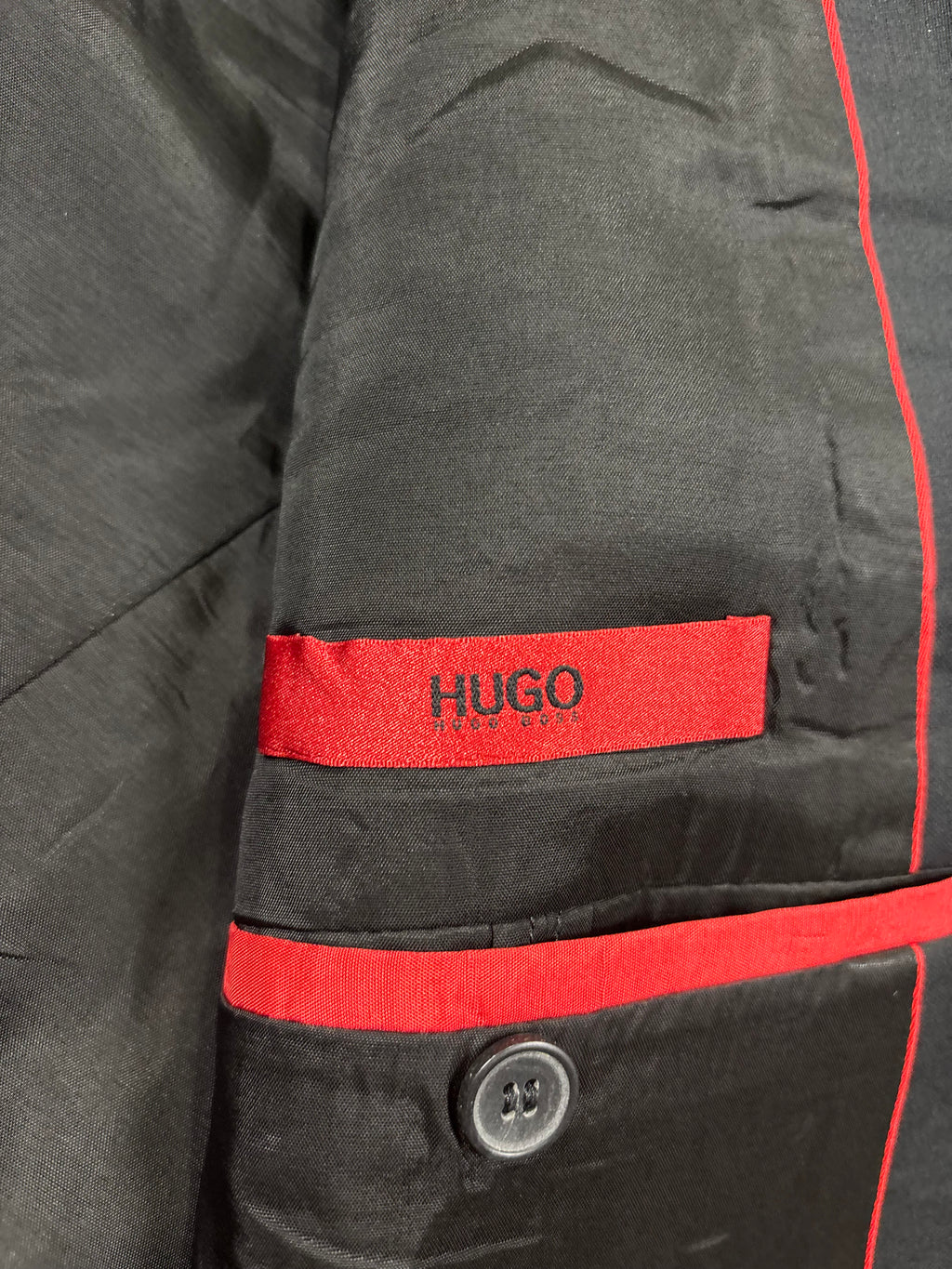 Hugo Boss Black Virgin Wool Blazer Jacket
