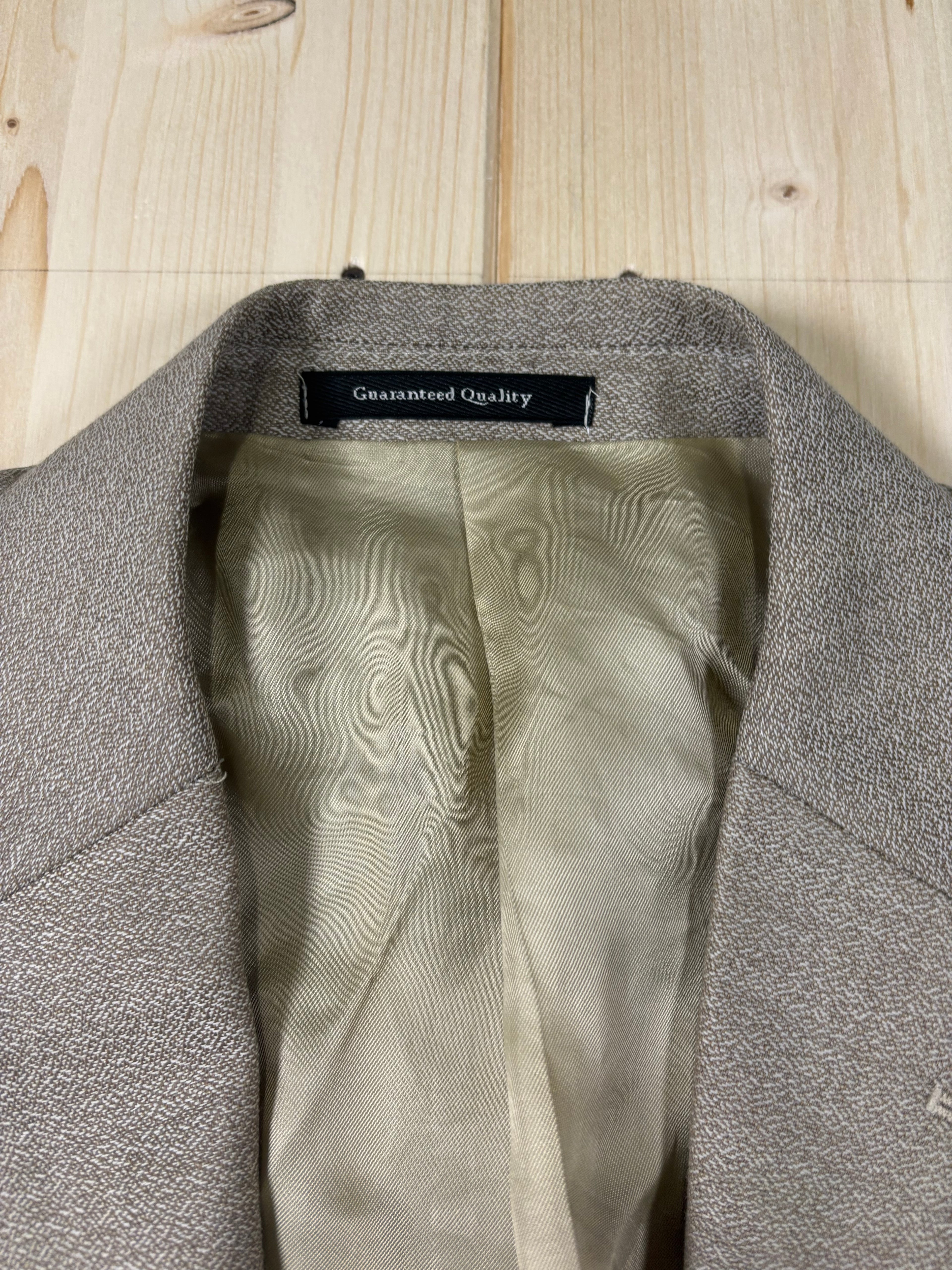 Classic Beige Tailored Blazer Jacket