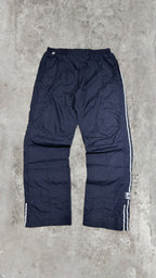 Adidas Vintage Track Pants Blu Navy Loose Fit