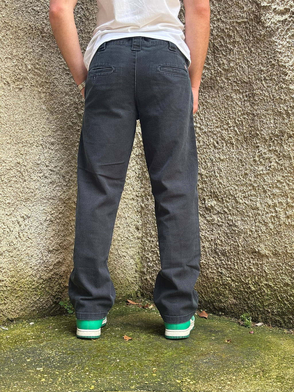 Dickies Slim Straight Pants Black – Pantalone Uomo Workwear Vintage