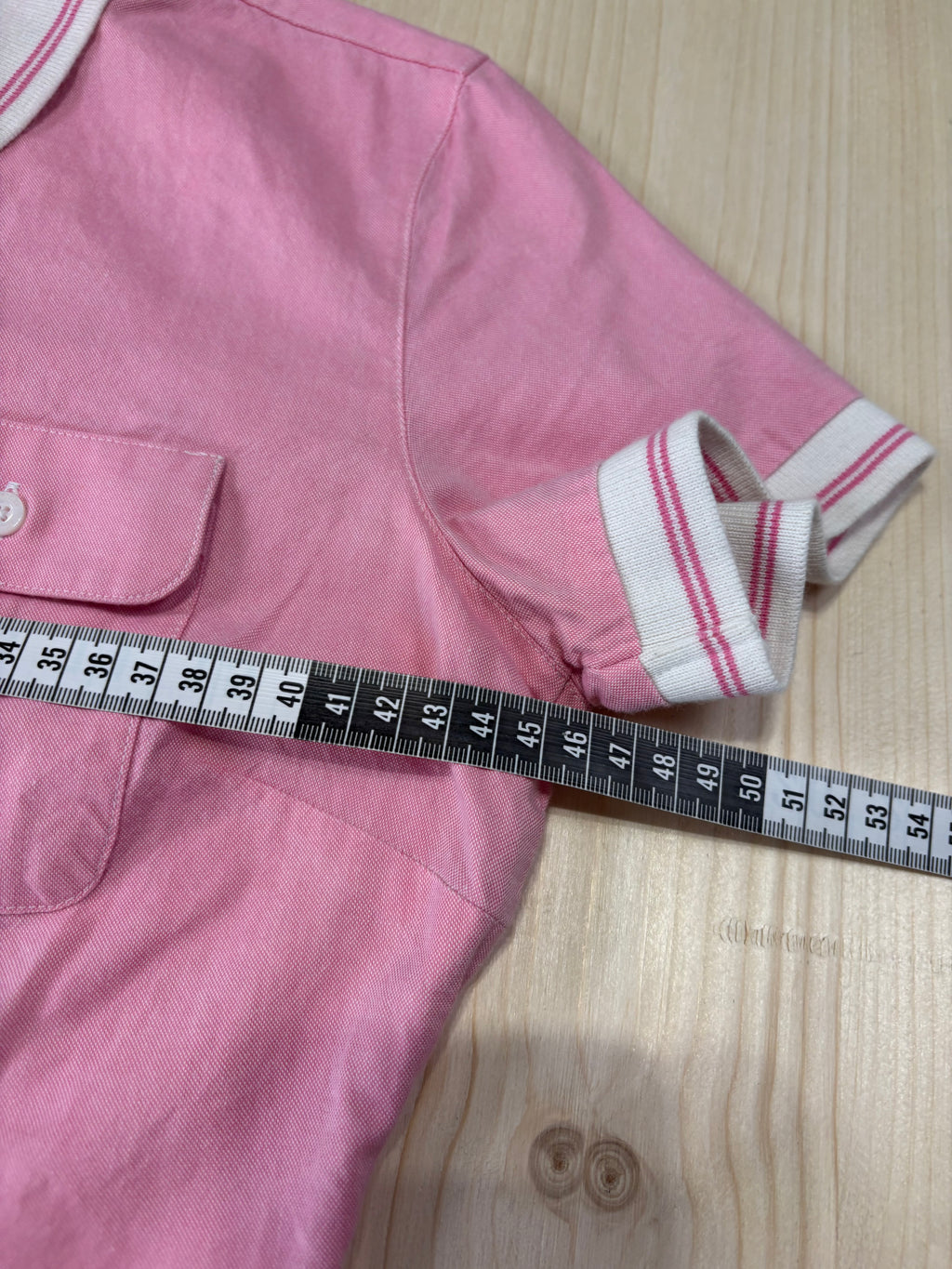 Camicia Donna Tommy Hilfiger Vintage Rosa con Colletto Bianco