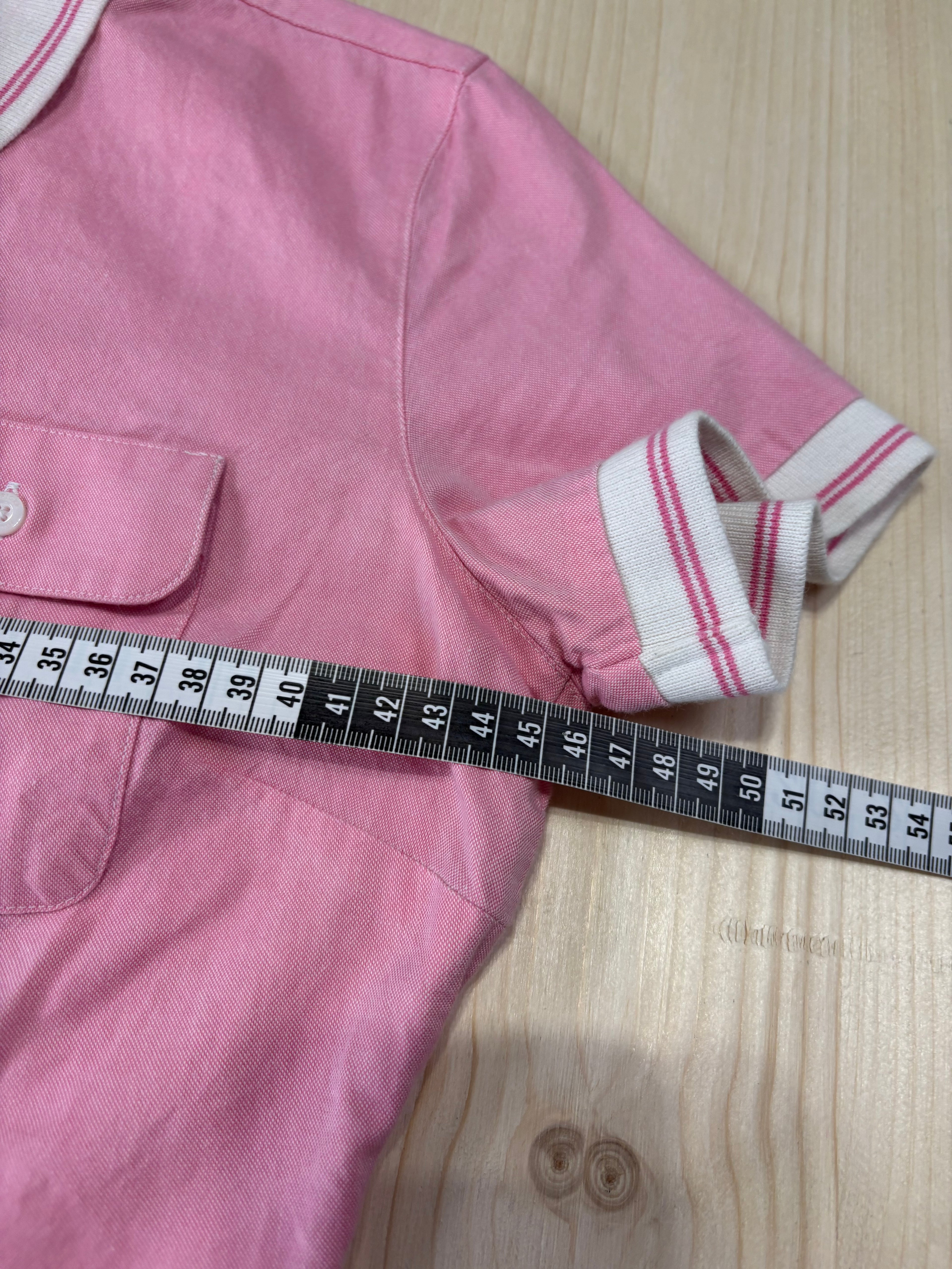 Camicia Donna Tommy Hilfiger Vintage Rosa con Colletto Bianco