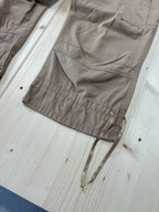 Pantalone Cargo Capri Donna Beige Vintage