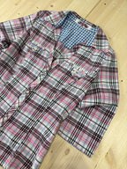 Camicia Donna Jennyfer a Quadri Rosa Y2K Vintage