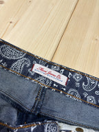 Minigonna Denim Mavi Blu Scuro Donna Y2K Vintage