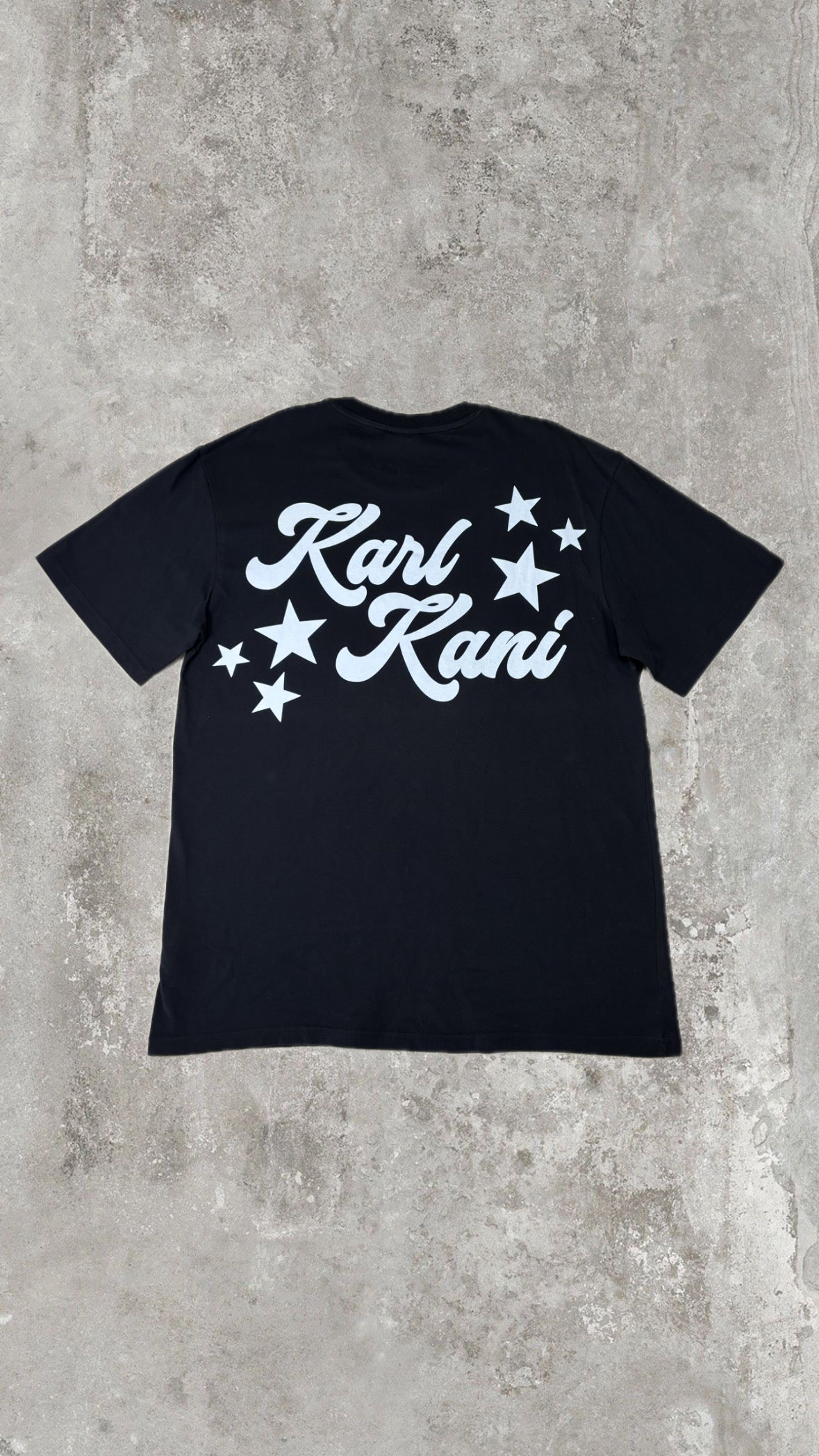 T-Shirt Karl Kani Logo Stars Nera