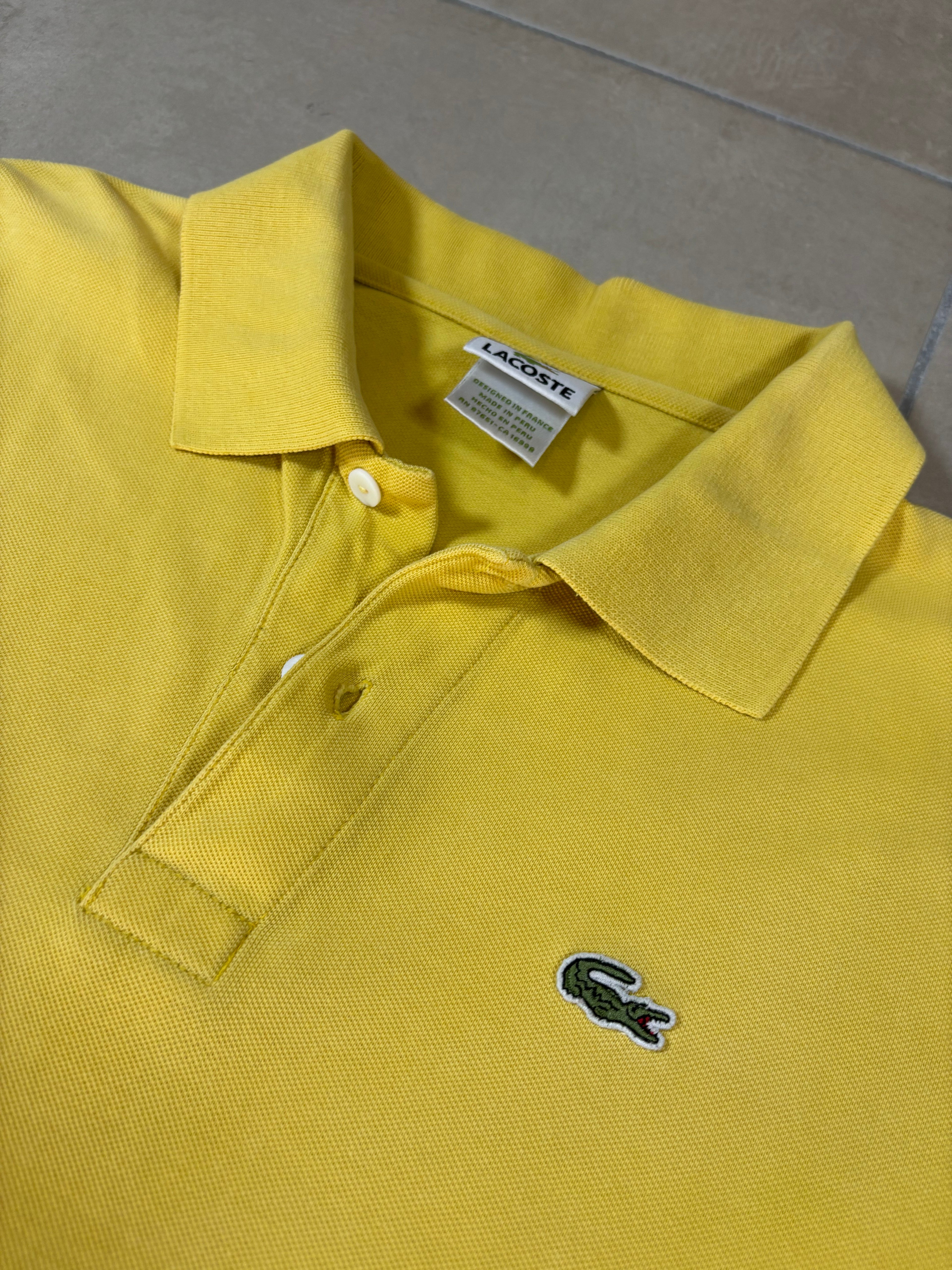 Lacoste Yellow Classic Polo Shirt