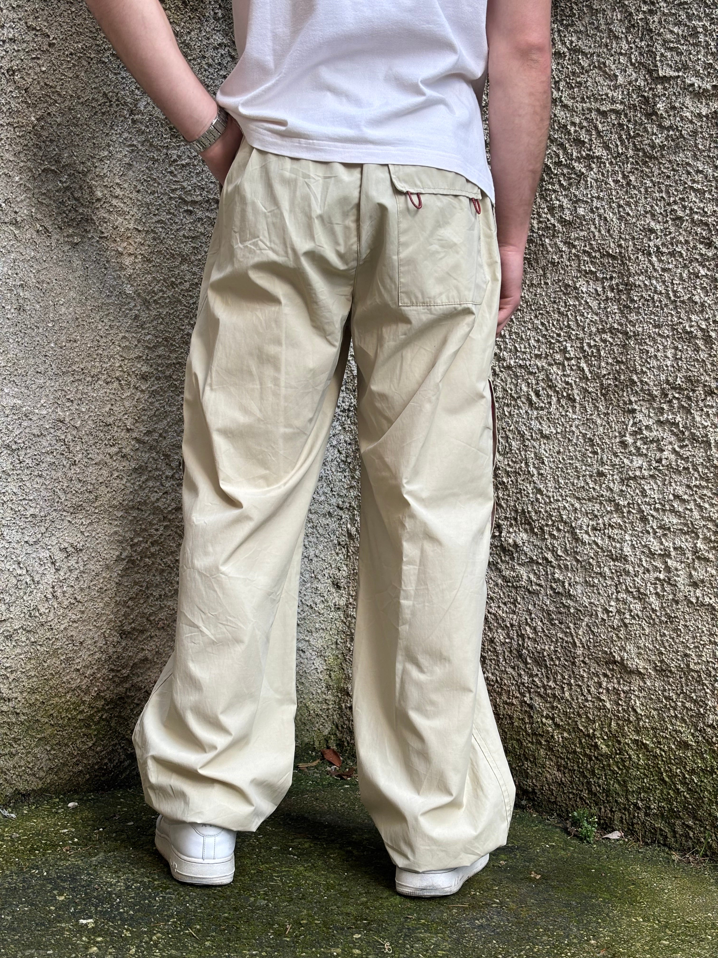 Invicta Vintage Track Pants Beige Loose Fit