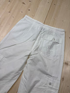 Pantalone Cargo Donna Bianco Vintage