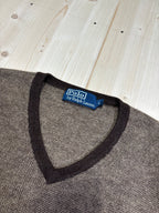 Polo Ralph Lauren V-Neck Knit Sweater - Brown