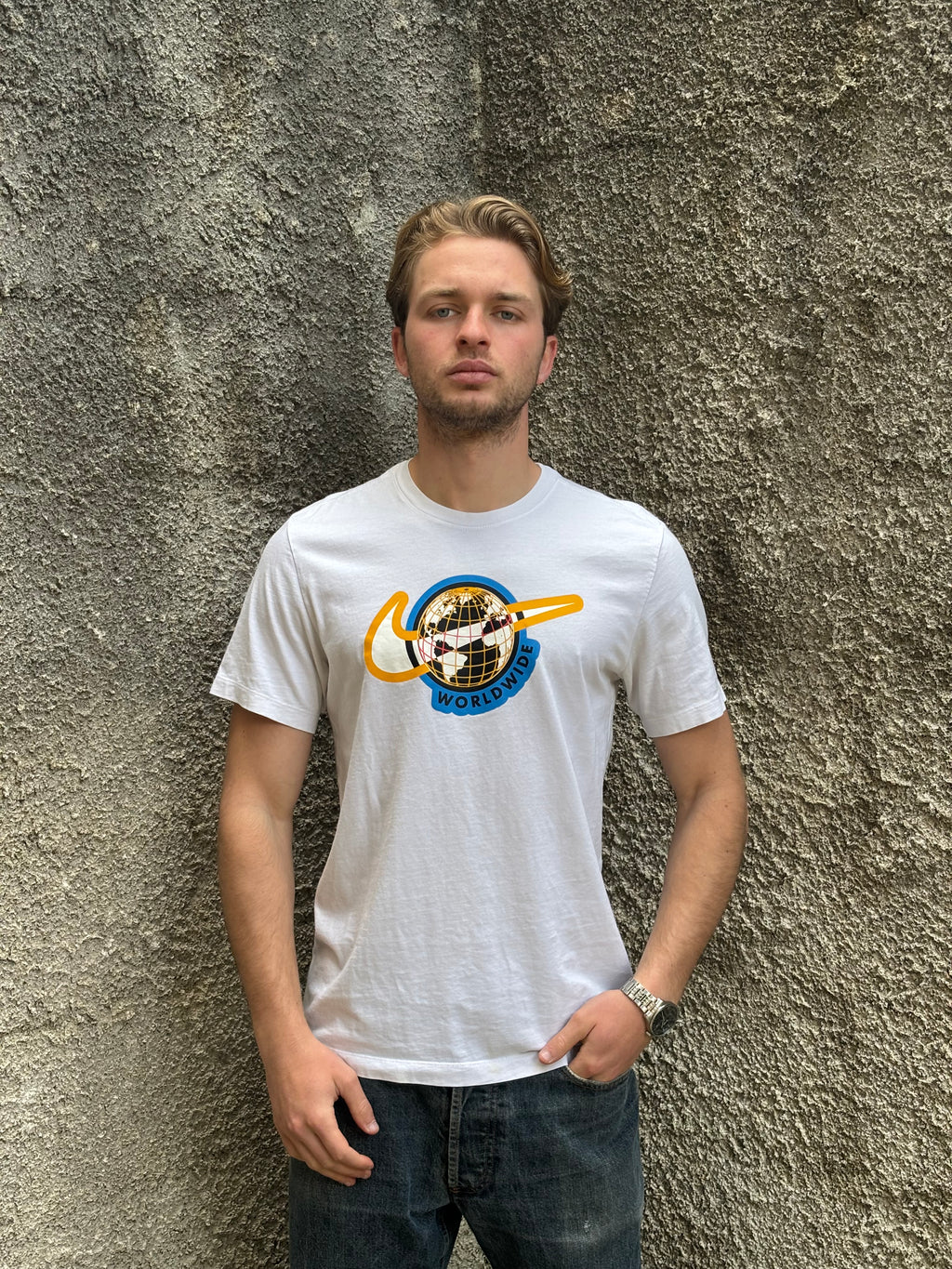 T-shirt Nike Worldwide Just Do It Bianca