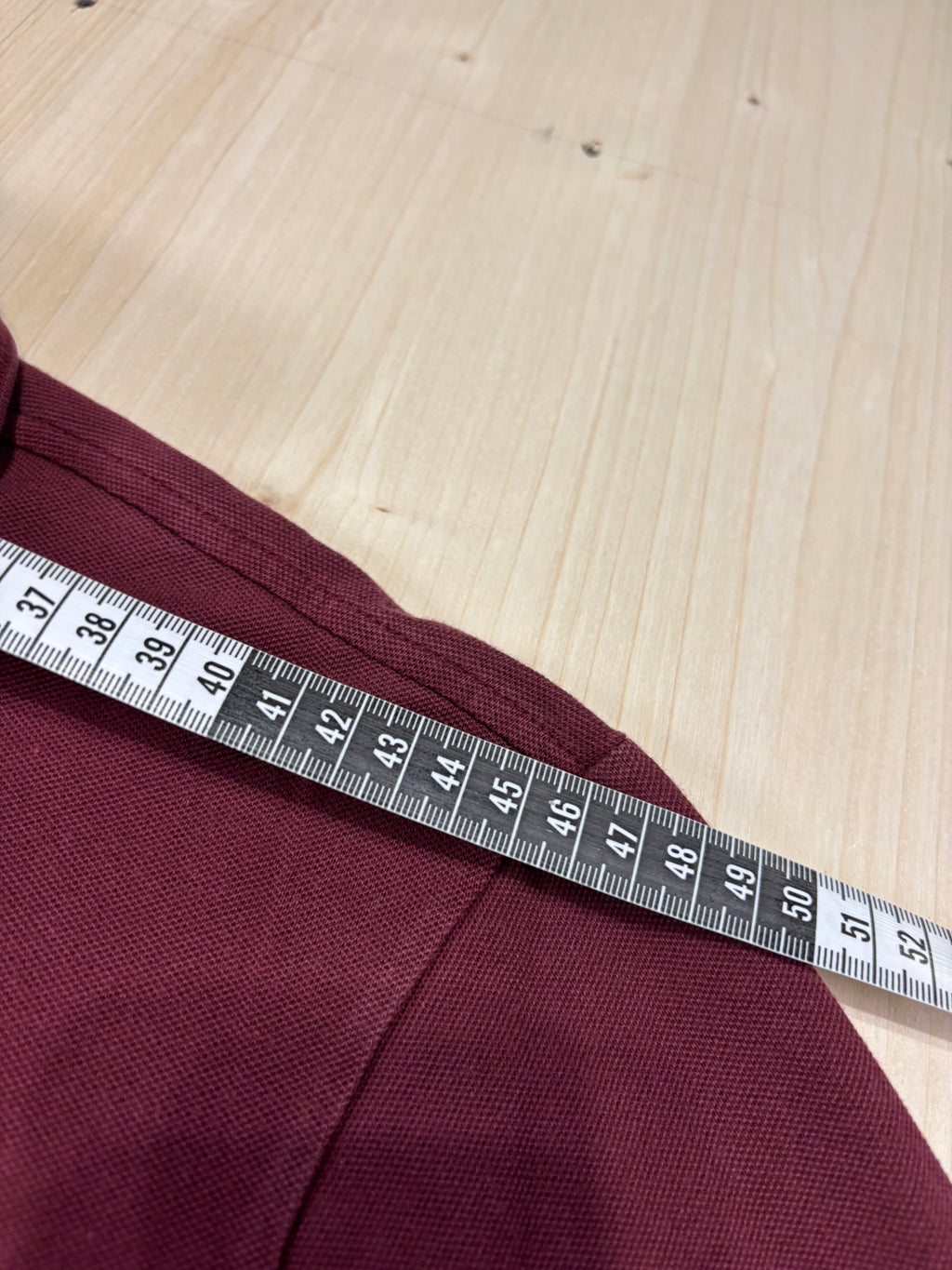 Polo Lacoste Uomo Bordeaux in Cotone a Maniche Lunghe