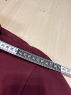Polo Lacoste Uomo Bordeaux in Cotone a Maniche Lunghe