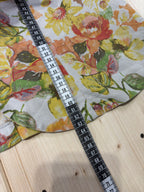 Camicia Donna Vintage Floreale in Lino e Cotone