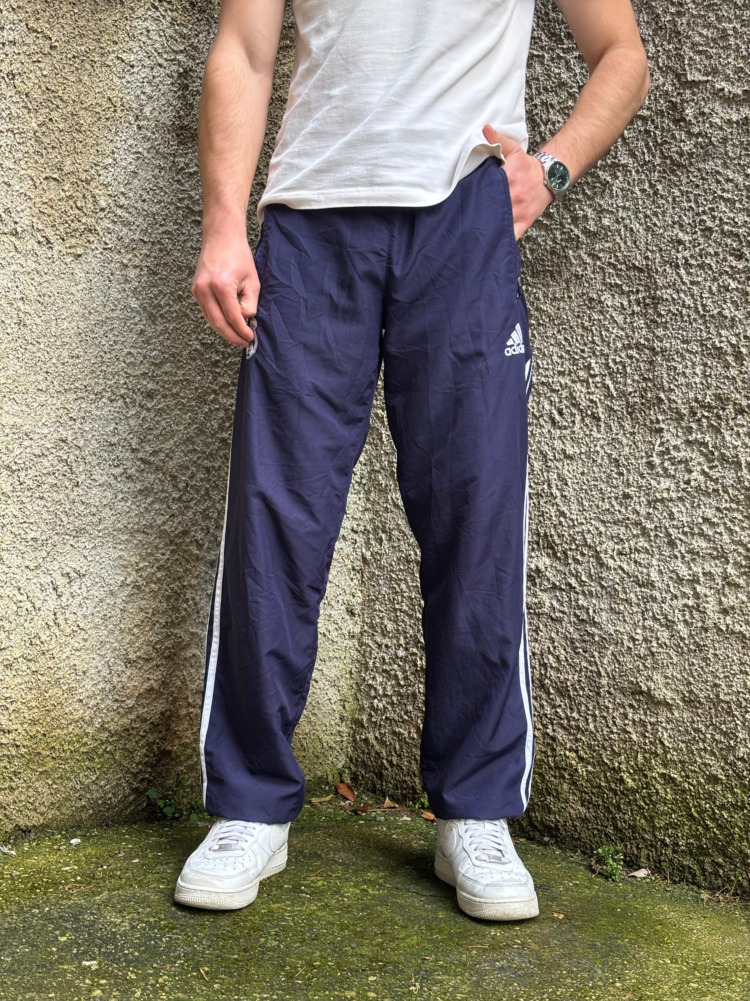 Adidas Real Madrid Vintage Track Pants Blu Navy