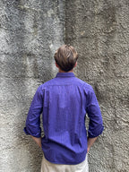 Cristiano Gironi Striped Button-Down Shirt Purple