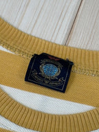 T-shirt Crop Emporio Armani Y2K Vintage a Righe