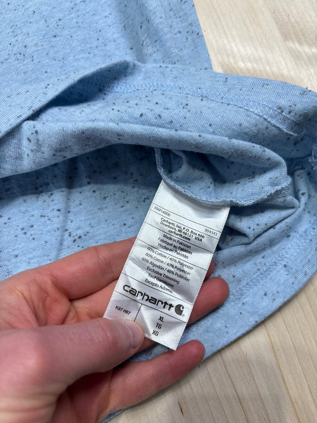 Carhartt Pocket T-Shirt Turquoise Marl