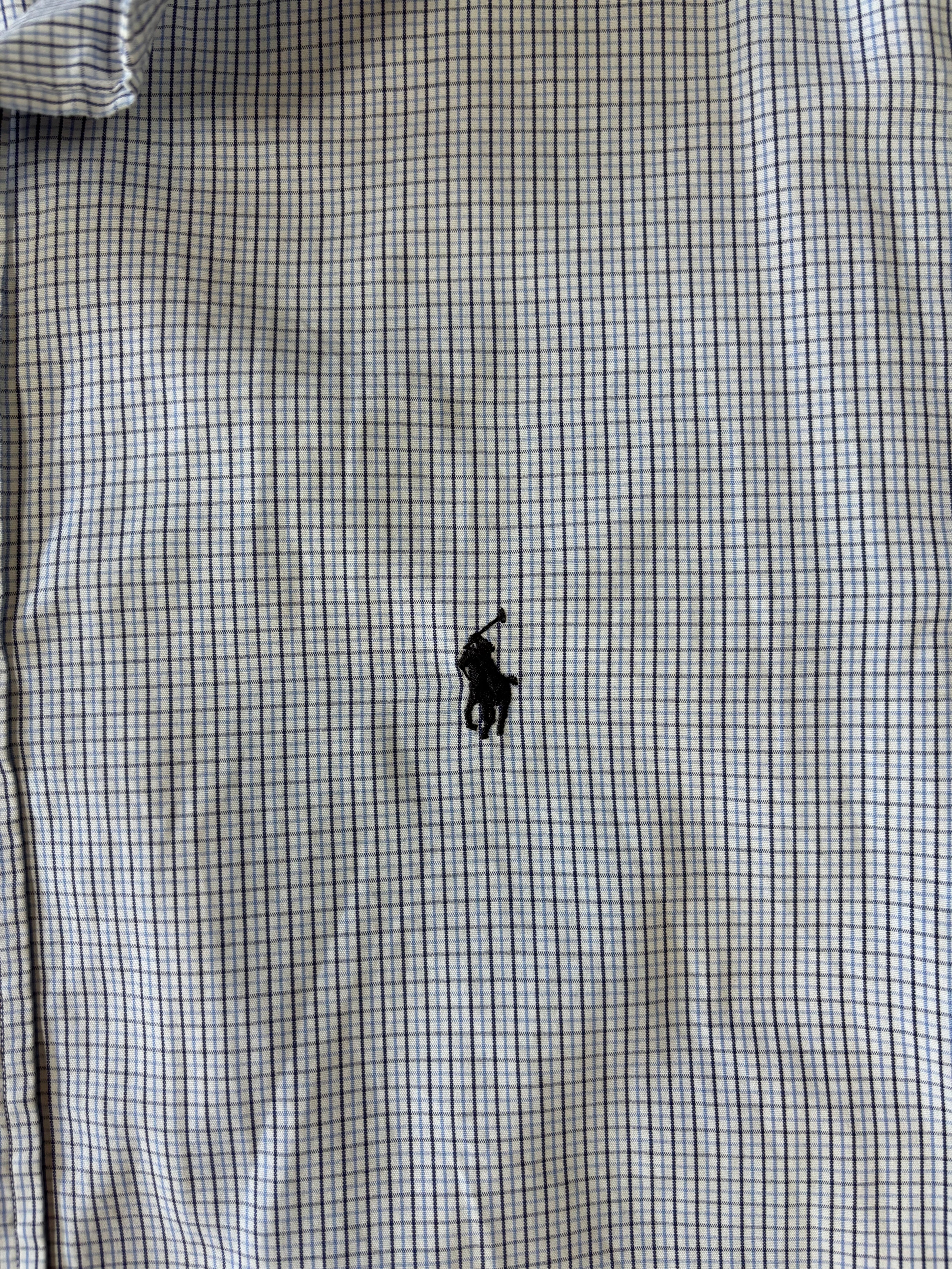 Polo Ralph Lauren Micro Check Shirt Light Blue
