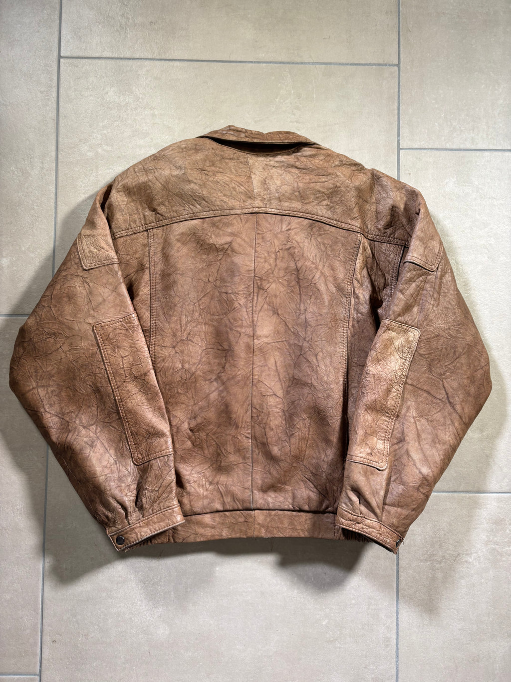 Bomber Vintage 80s in Pelle