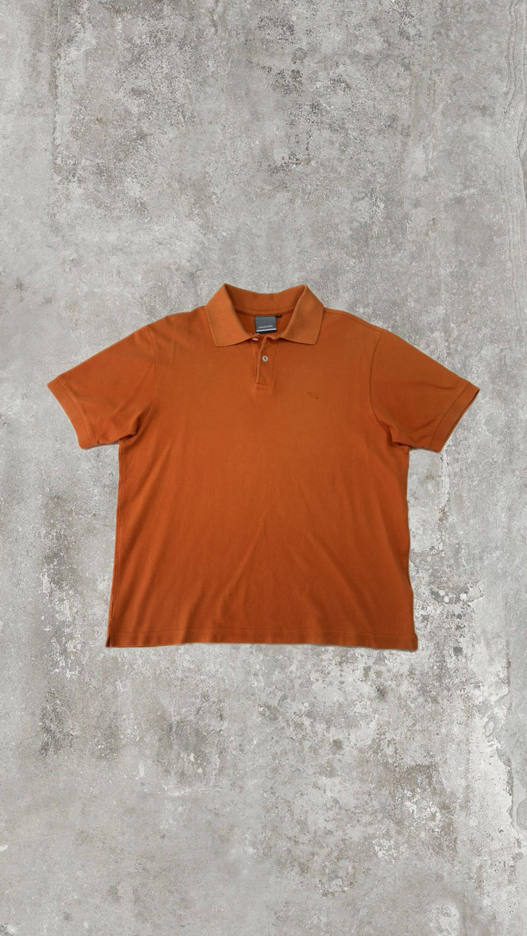 Polo Diadora Uomo Arancione Vintage Fit Regular