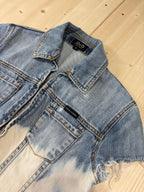 Gilet Donna D&G Denim Smanicato Tie-Dye Vintage