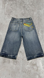 Bermuda Vintage ROCAWEAR Denim Baggy Ricamato