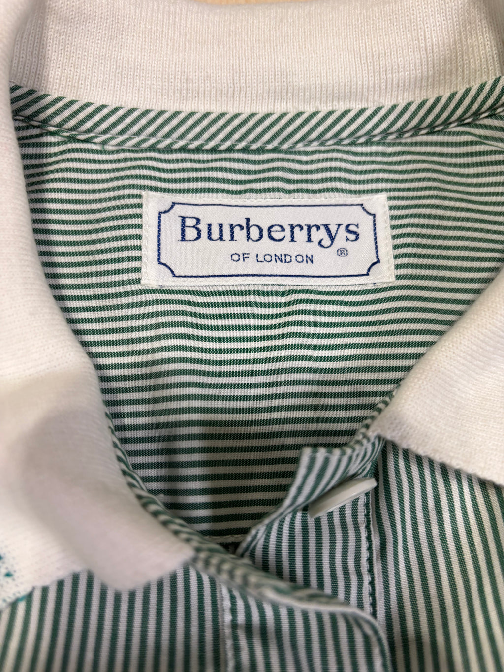Completo Coordinato Burberrys Vintage a Righe Verdi Donna