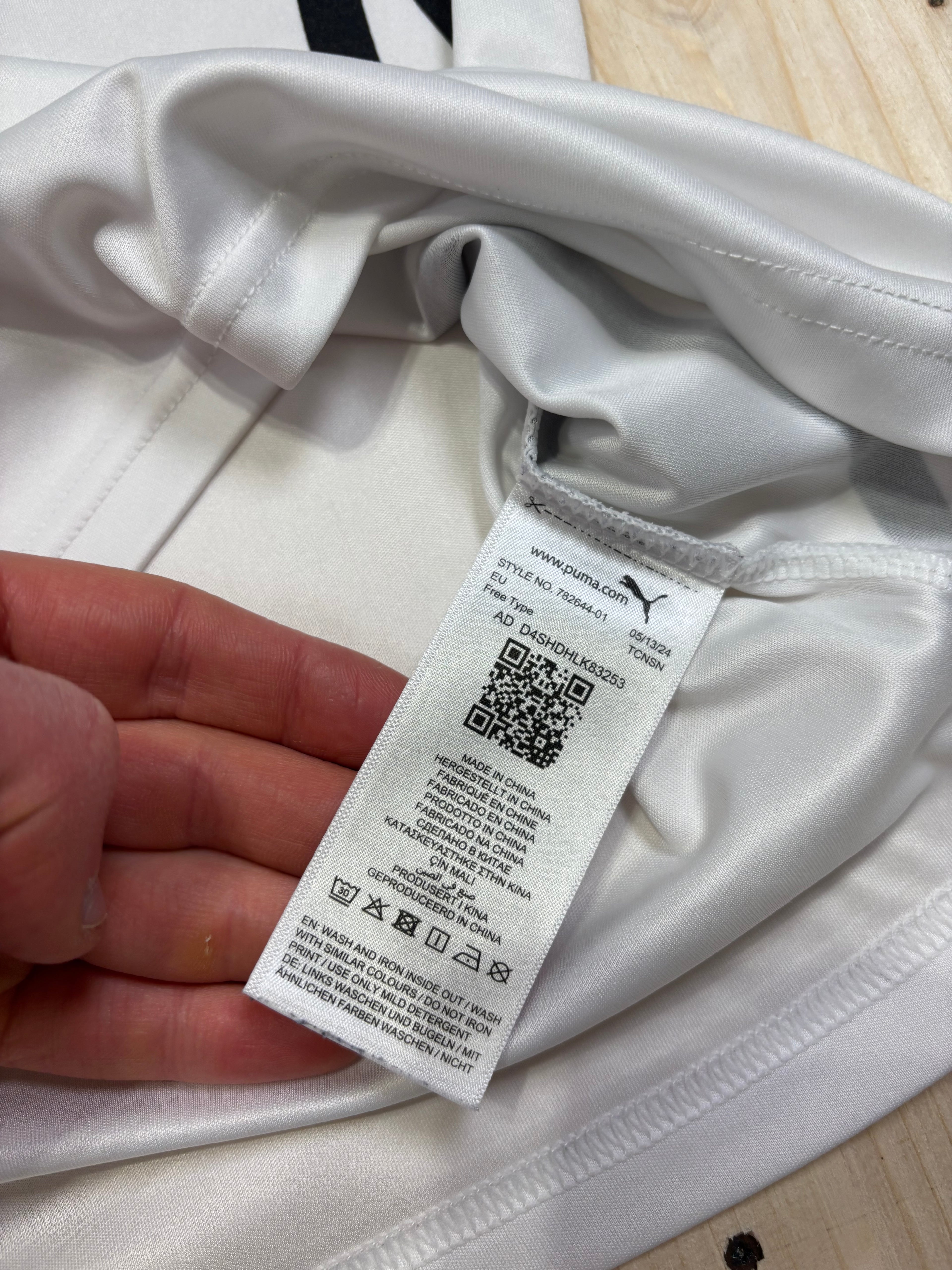 Maglia Fan Germania Puma CHECK24 Deutschland Bianca/Nera