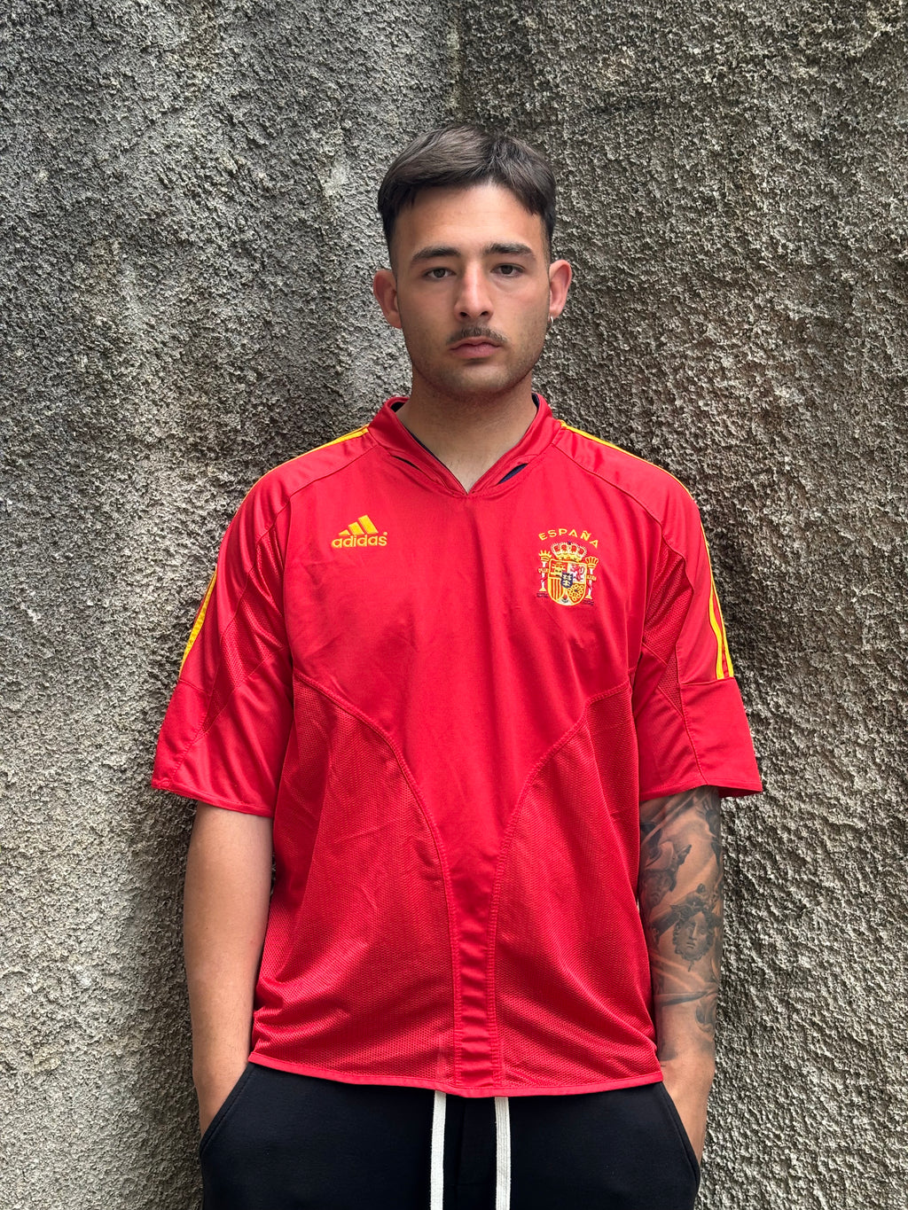 Maglia Nazionale Spagna Home Adidas 2002/04 Climacool Rossa