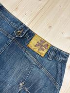 Gonna Loungette Denim Stefanel Vintage Donna