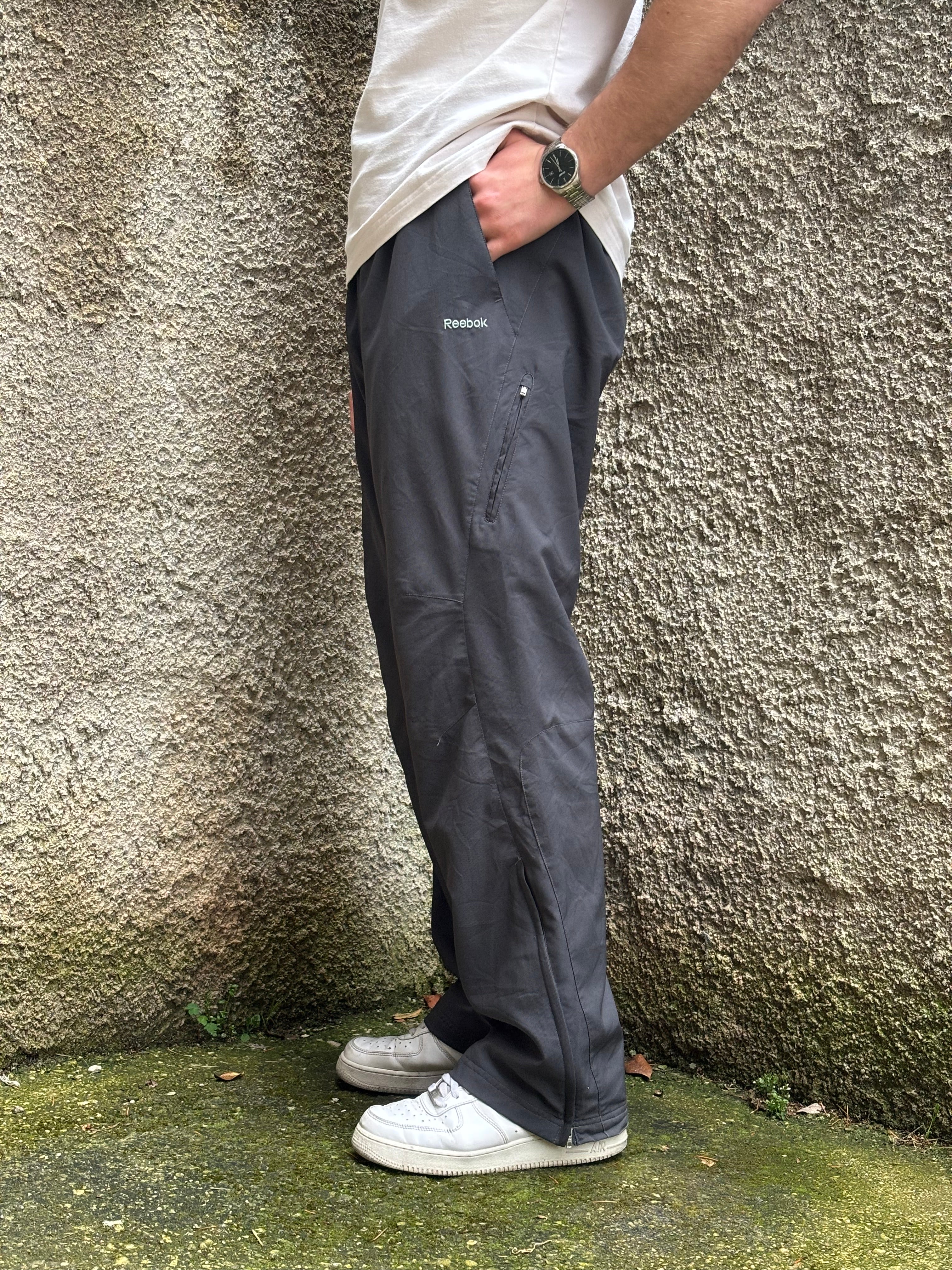 Reebok Vintage Trackpants Grigio Antracite Loose Fit