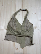 Top Donna Guess Vintage in Seta Beige Made in Italy