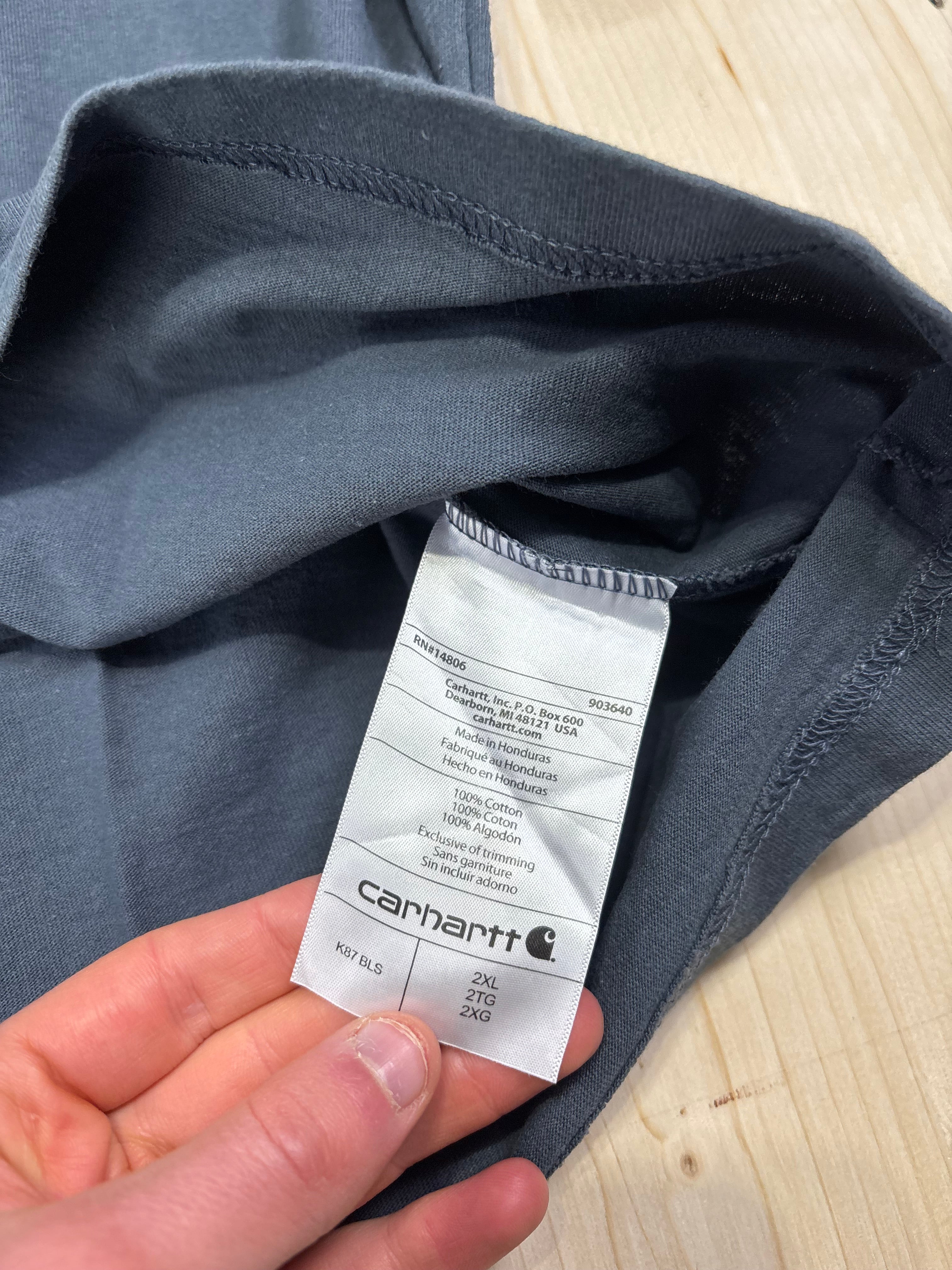 Carhartt Pocket T-Shirt Washed Navy