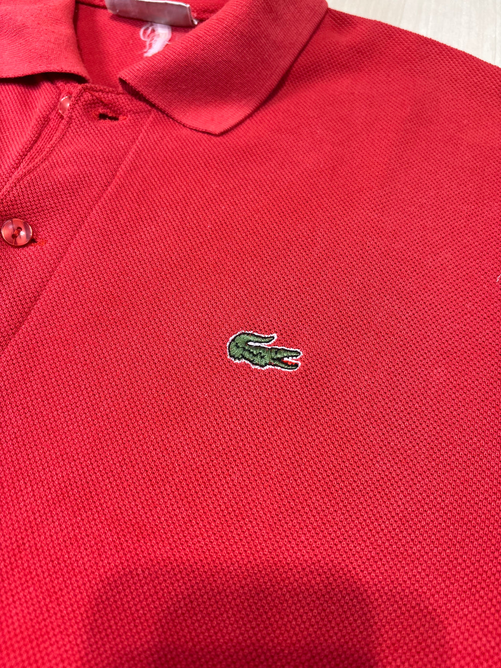 Polo Lacoste Uomo Rossa con Logo Ricamato – Regular Fit